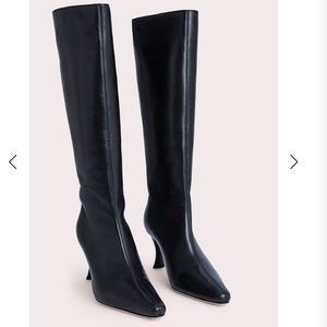 BY FAR Stevie Black Leather Boots